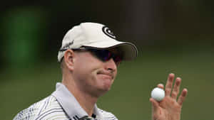 Professional Golfer Steve Flesch In Action Wallpaper