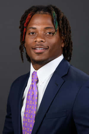 Professional Portrait Young Man Suit Wallpaper