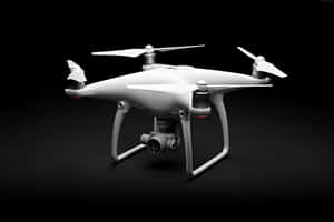 Professional Quadcopter Drone Black Background Wallpaper