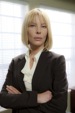 Professional Womanin Office Suit Wallpaper