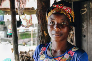 Profile Shot Of Sierra Leone Woman Wallpaper