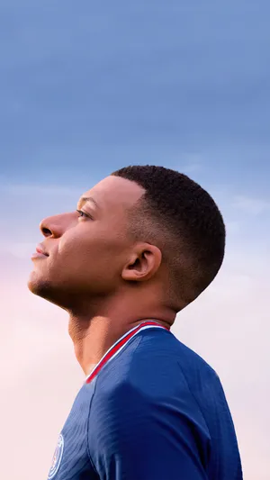 Profileof Manin Blue Jersey Wallpaper