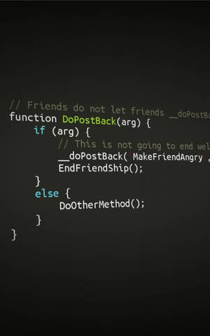Programming Iphone Friendship Codes Wallpaper