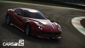 Project Cars 2 Red Ferrari Wallpaper