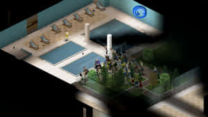 Project Zomboid Survivor Encounter Poolside Wallpaper