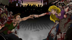 Project Zomboid Survivorsvs Zombies Artwork Wallpaper