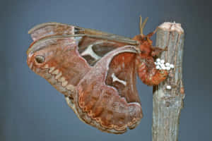 Promethea Moth With Eggs Wallpaper