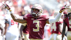 Prominent Florida State Seminoles Player, Derwin James Wallpaper