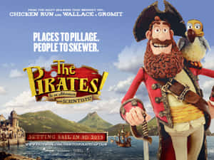 Promotional Poster Of The Pirates Band Of Misfits Wallpaper