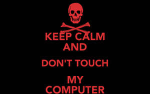 Protect My Laptop From Unwelcome Intrusions. Wallpaper