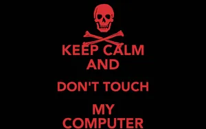 Protect My Laptop From Unwelcome Intrusions. Wallpaper