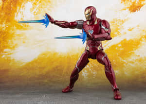 Protect Your Home With These Awesome Iron Man Action Figures Wallpaper