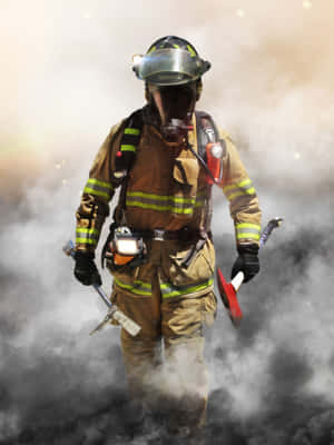 Protecting The Public With Their State Of The Art Firefighter Phone Wallpaper