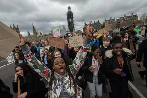 Protest Of Young Individuals Wallpaper