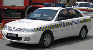 Proton Waja Police Car Malaysia Wallpaper