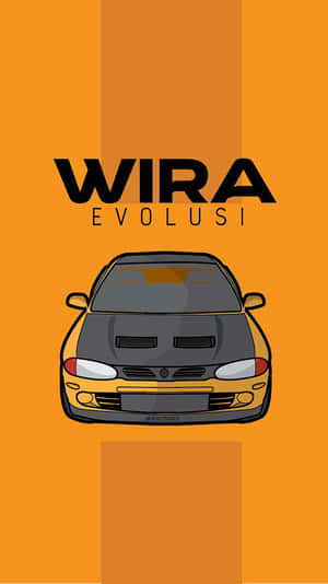 Proton_ Wira_ Evolusi_ Artwork Wallpaper