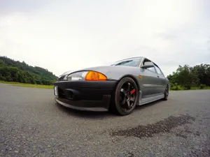 Proton Wira Modifiedon Roadside Wallpaper