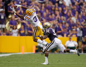 Proud Lsu Tigers Fans Ready For Victory Wallpaper