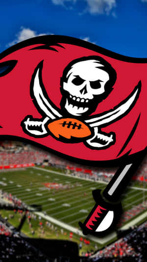 Proudly Show Your Tampa Bay Buccaneers Team Spirit On Your Iphone Wallpaper