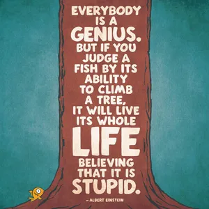 Proverbial Albert Einstein Quote Wallpaper