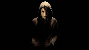 Provocative Woman In The Dark Wallpaper