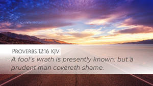 Prudent Man Covereth Shame Wallpaper