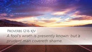 Prudent Man Covereth Shame Wallpaper