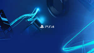 Ps4 Abstract Blue Lines Theme Wallpaper