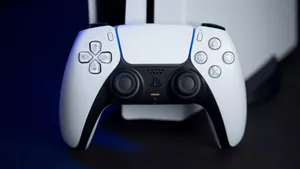 Ps5 Controller Front View Wallpaper