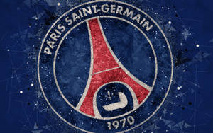 Psg Logo Geometric Art Wallpaper