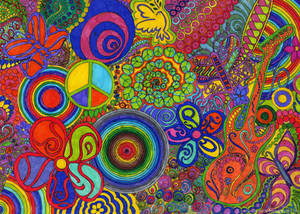 Psychedelic Art - Psychedelic Art By Person Wallpaper