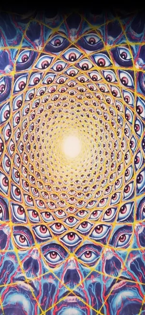 Psychedelic Eye Vortex Trippyi Phone Wallpaper Wallpaper