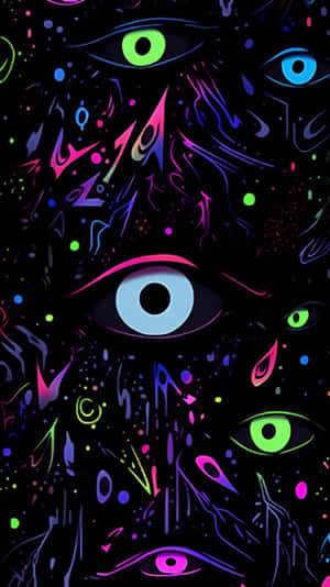 Psychedelic Eyesi Phone6 Wallpaper Wallpaper