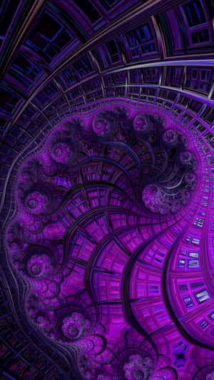 Psychedelic Fractal Universe Wallpaper