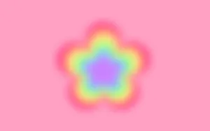 Psychedelic Star Blur Background Wallpaper