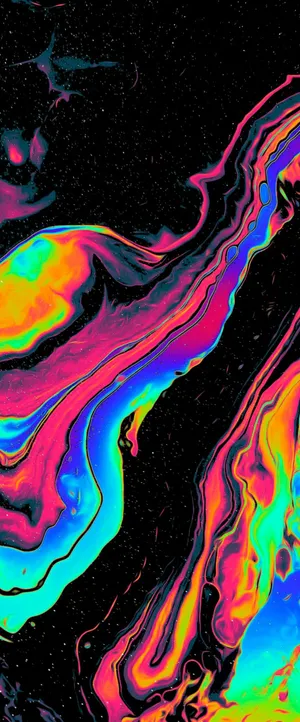 Psychedelic Swirli Phone Wallpaper Wallpaper