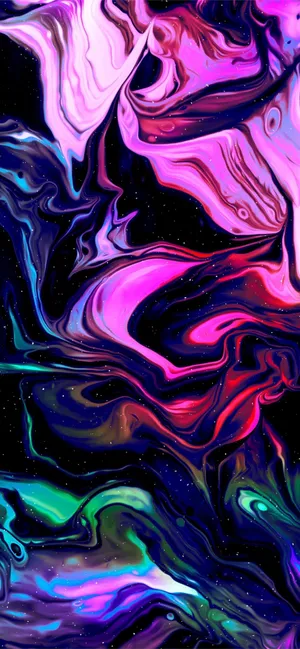 Psychedelic Swirli Phone Wallpaper Wallpaper
