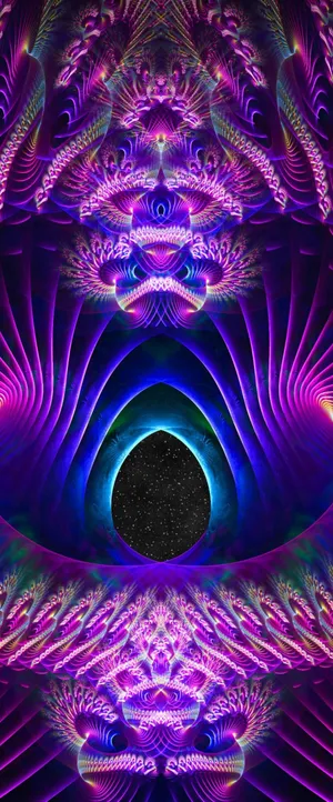 Psychedelic_ Vortex_i Phone_ Wallpaper Wallpaper