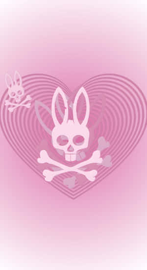 Psycho Bunny Heart Logo Wallpaper