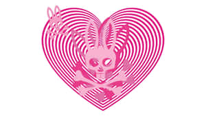 Psycho Bunny Heart Logo Wallpaper