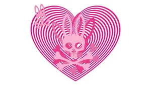 Psycho Bunny Heart Logo Wallpaper