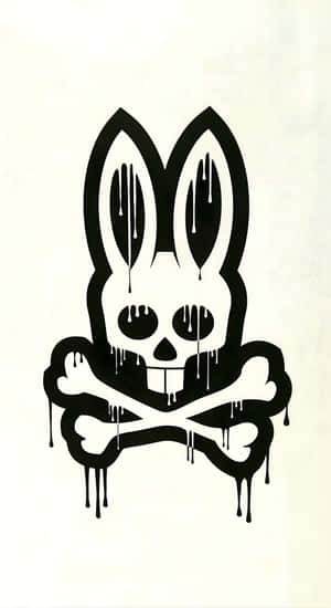 Psycho Bunny Logo Art Wallpaper