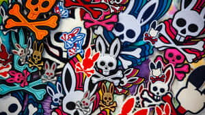 Psycho Bunny Logo Collection Wallpaper