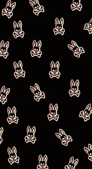 Psycho Bunny Signature Pattern Wallpaper