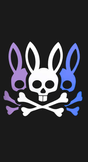 Psycho Bunny Skull Logo Trio Wallpaper