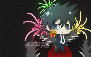 Psycho Pass Kogami Christmas Art Wallpaper