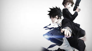 Psycho Pass Shinya And Tsunemori Wallpaper