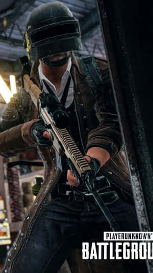 Pubg Android Helmet Scar Gun Wallpaper