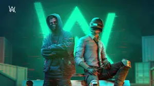Pubg Avatar 4k Green Neon Wallpaper