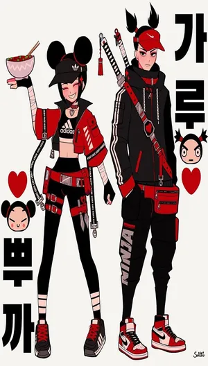 Pucca And Garu Anime Art Wallpaper